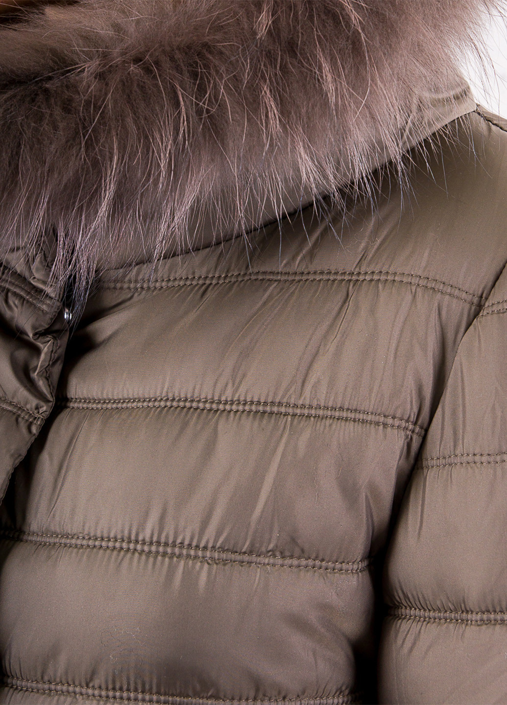 Коричневая зимняя куртка Yuko