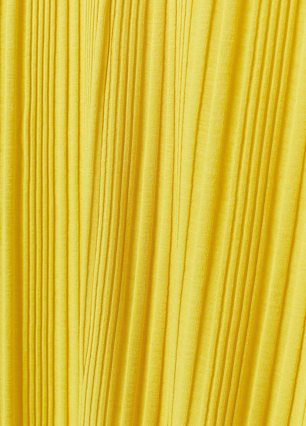 Жовтий кежуал сукня плісована H&M однотонна
