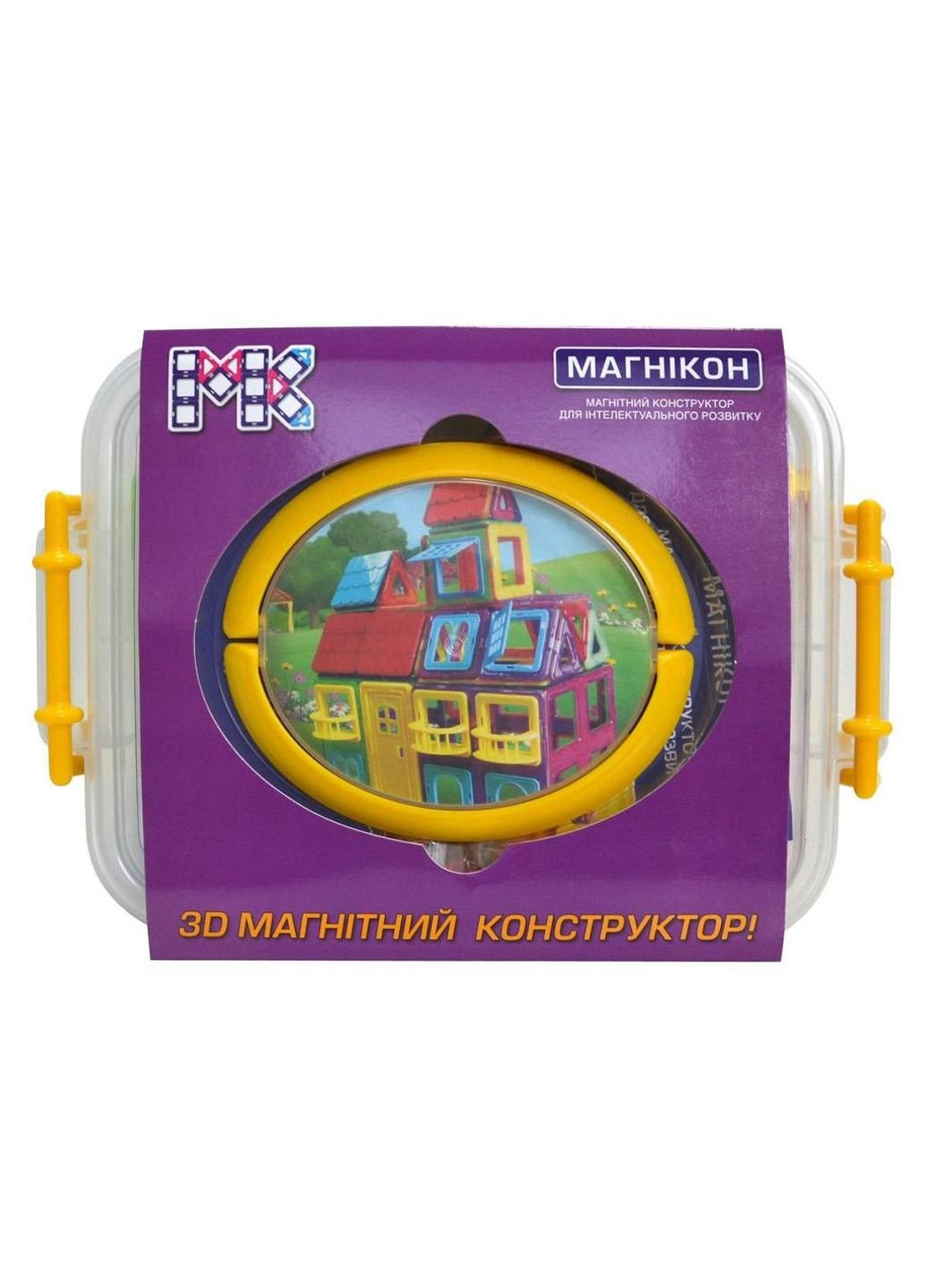Конструктор (МK-84) Магнікон 84 детали plastic box (198484553)