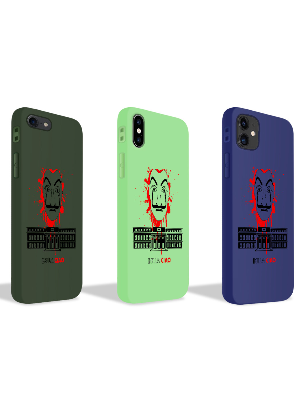 Чехол силиконовый Apple Iphone 11 Pro Max Бумажный дом (La casa de papel Netflix) (9232-1629) MobiPrint (219774816)