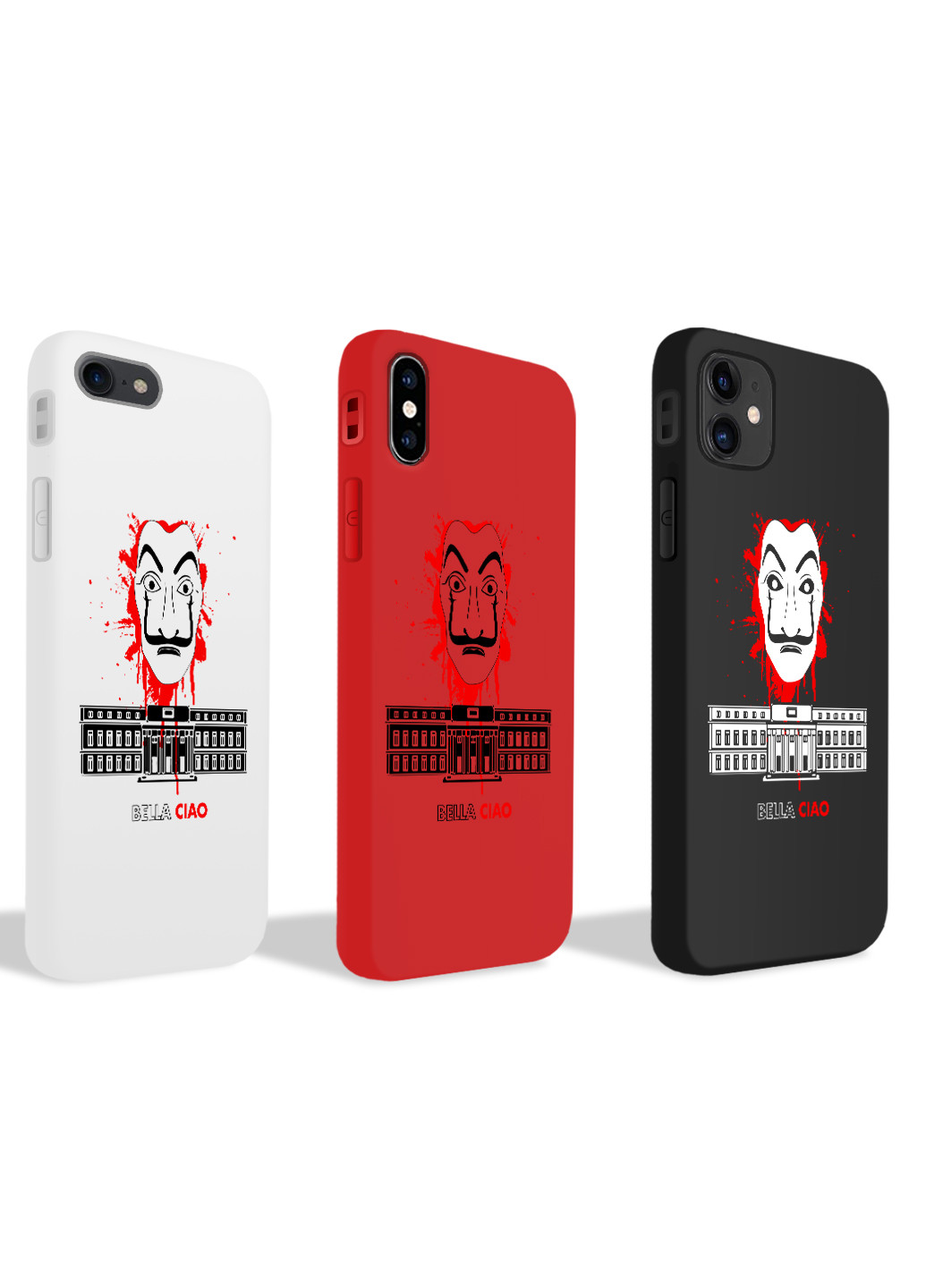 Чехол силиконовый Apple Iphone 11 Pro Max Бумажный дом (La casa de papel Netflix) (9232-1629) MobiPrint (219774816)