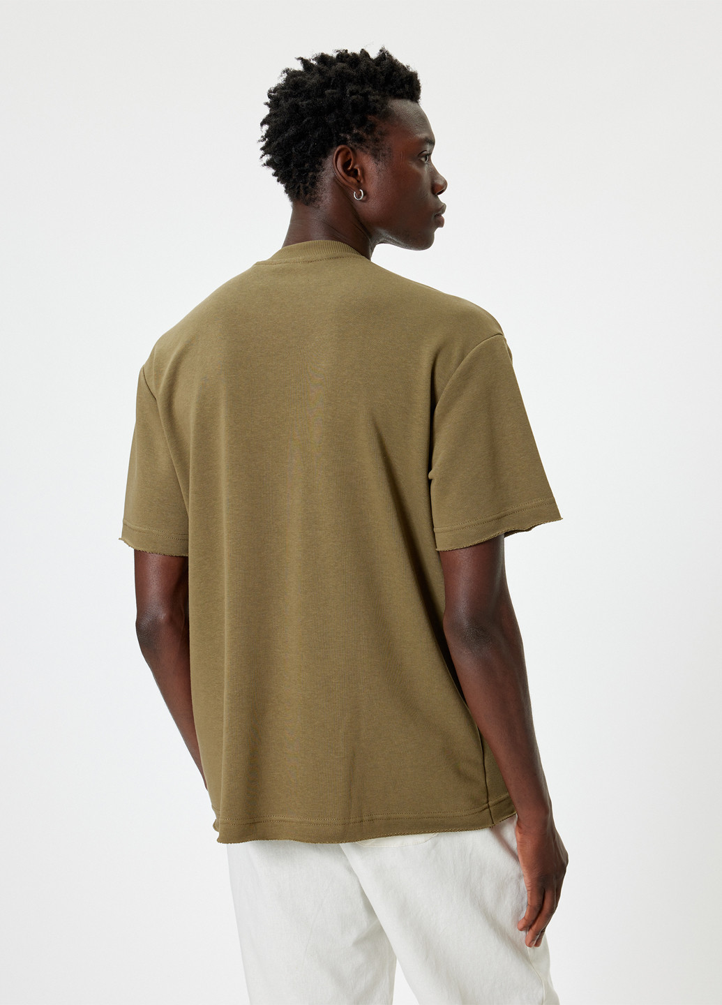 Светло-коричневая футболка KOTON