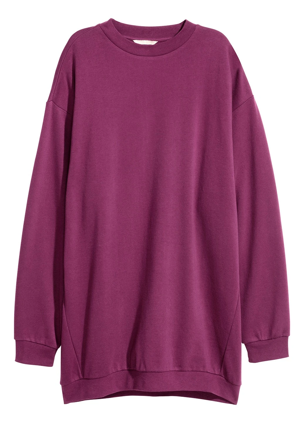 Фиолетовый свитшот H&M однотонный (220204052)