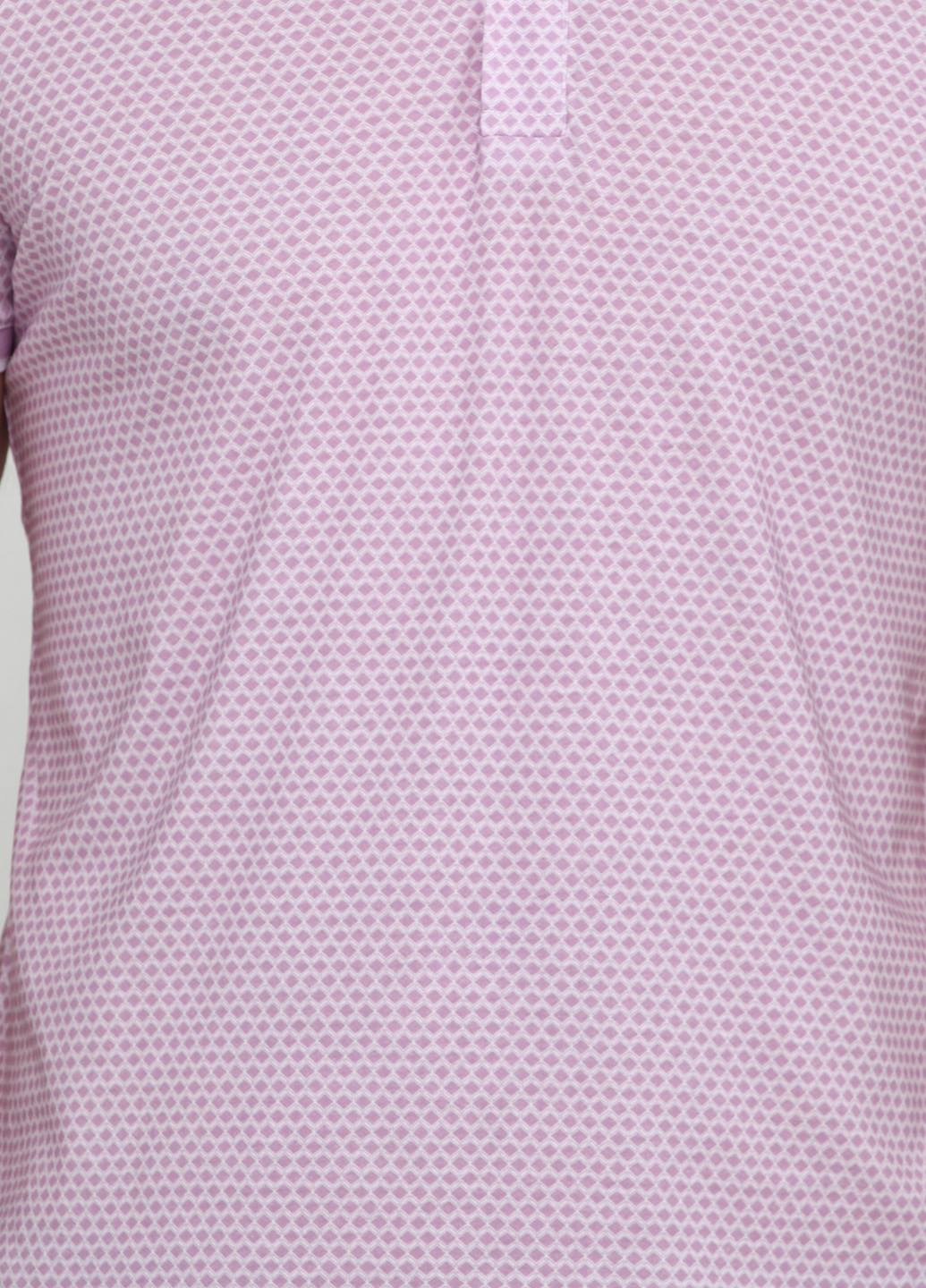 Сиреневая футболка-поло для мужчин Ted Baker с геометрическим узором