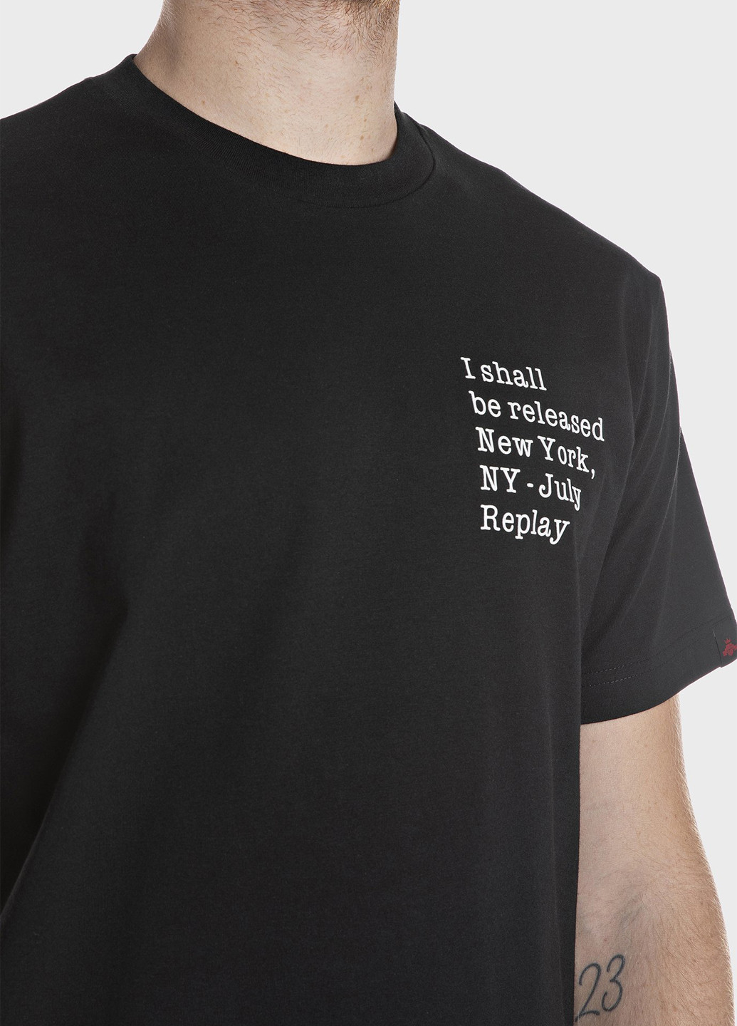 Чорна футболка Replay
