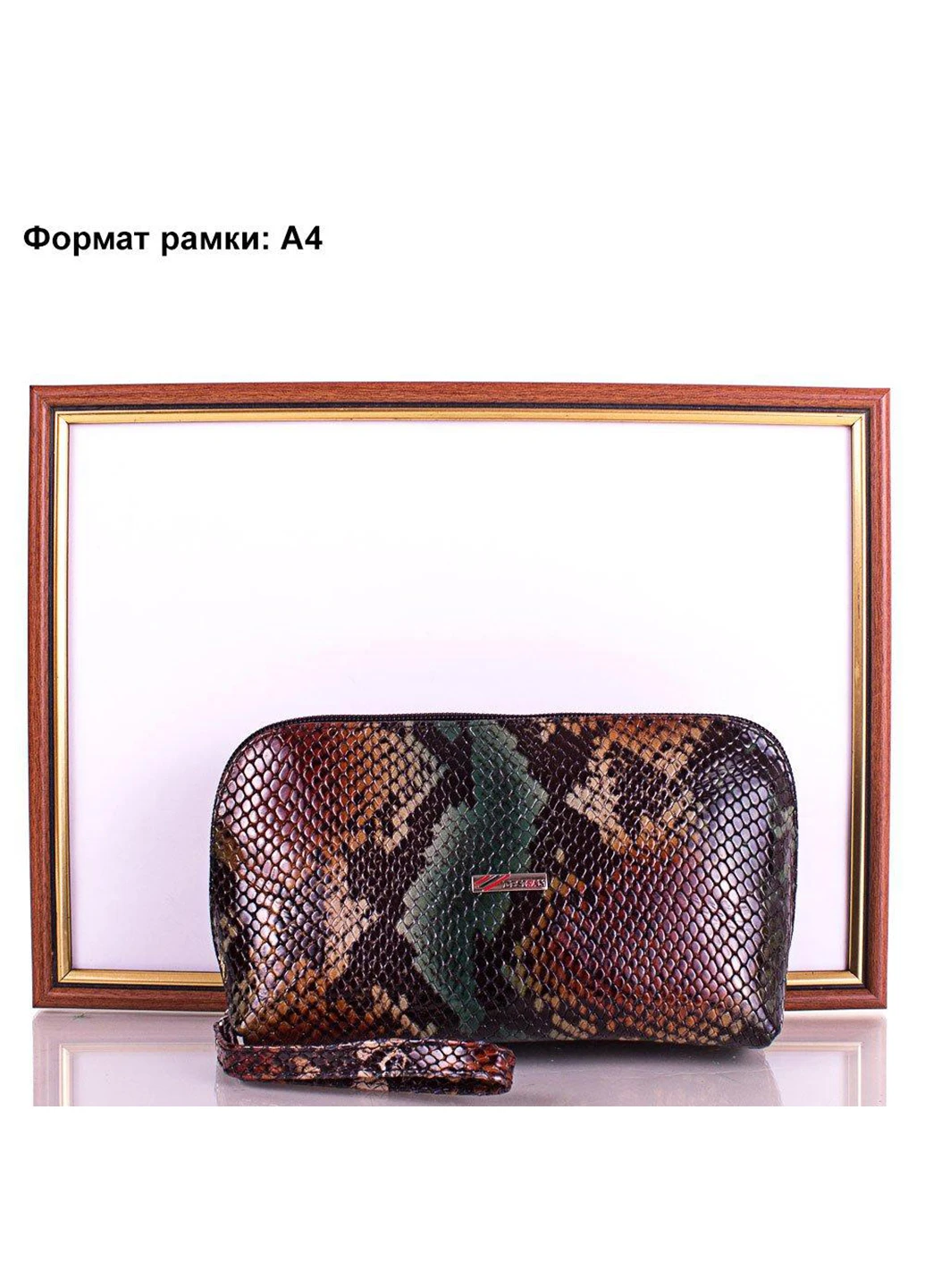 Жіноча шкіряна косметичка (SHI064-4-2ZM) 17,5х11х6,5 см Desisan (253490916)