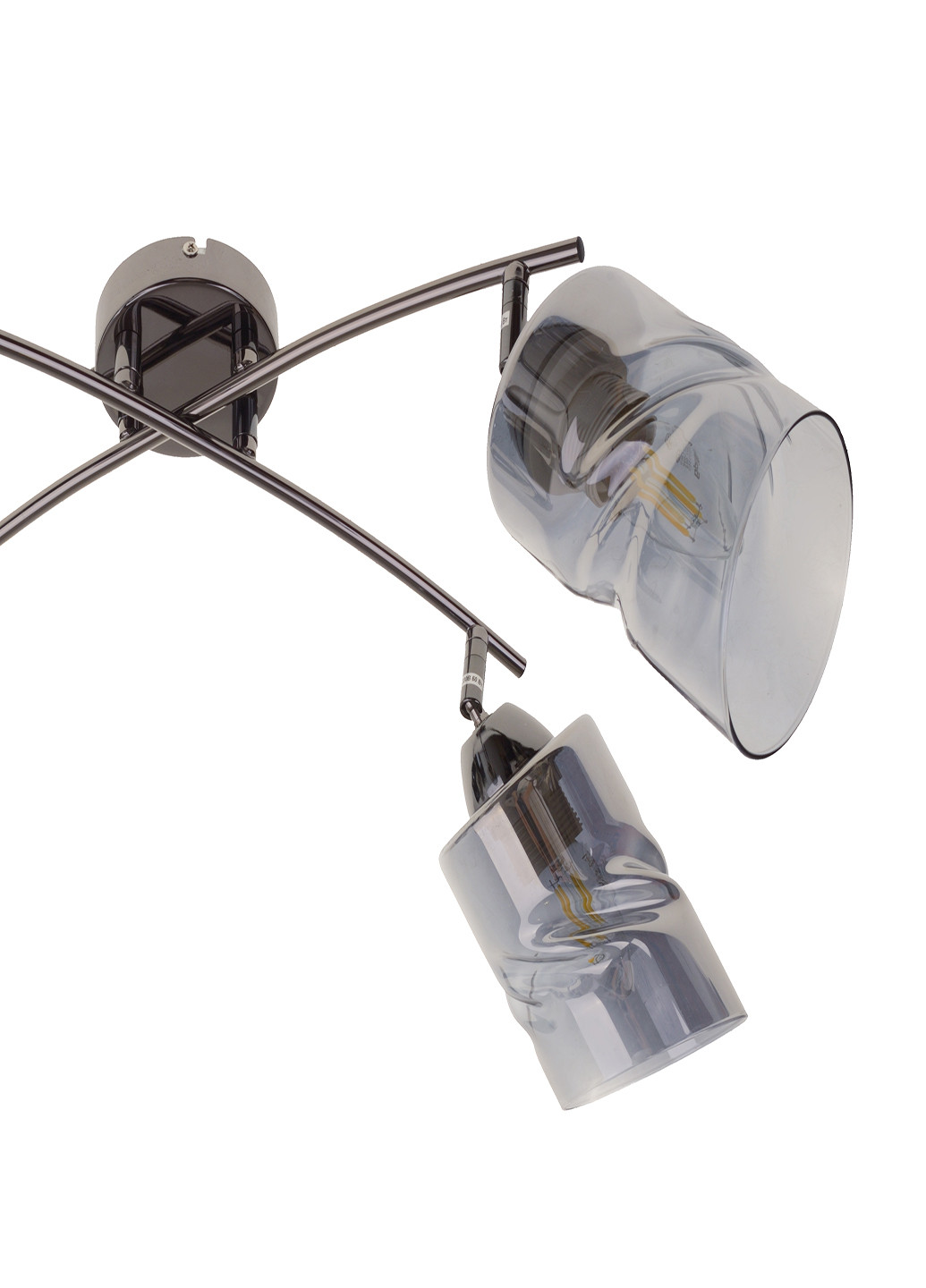 Люстра на 4 лампочки LK-723S/6 E27 BK + CH Brille (251290928)