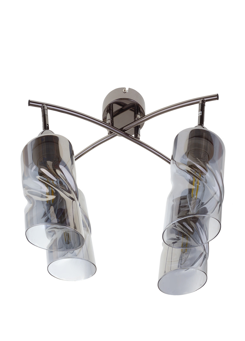 Люстра на 4 лампочки LK-723S/6 E27 BK + CH Brille (251290928)