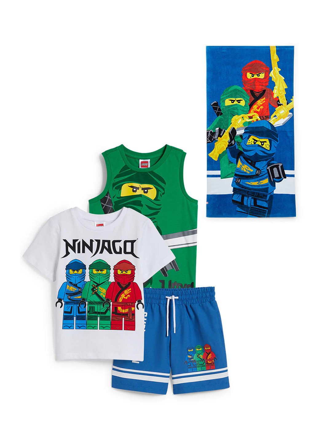 Комбінований літній комплект (4 предмети) C&A