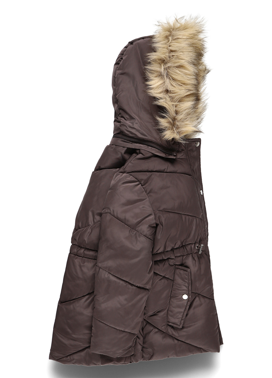 Коричневая зимняя куртка Primark