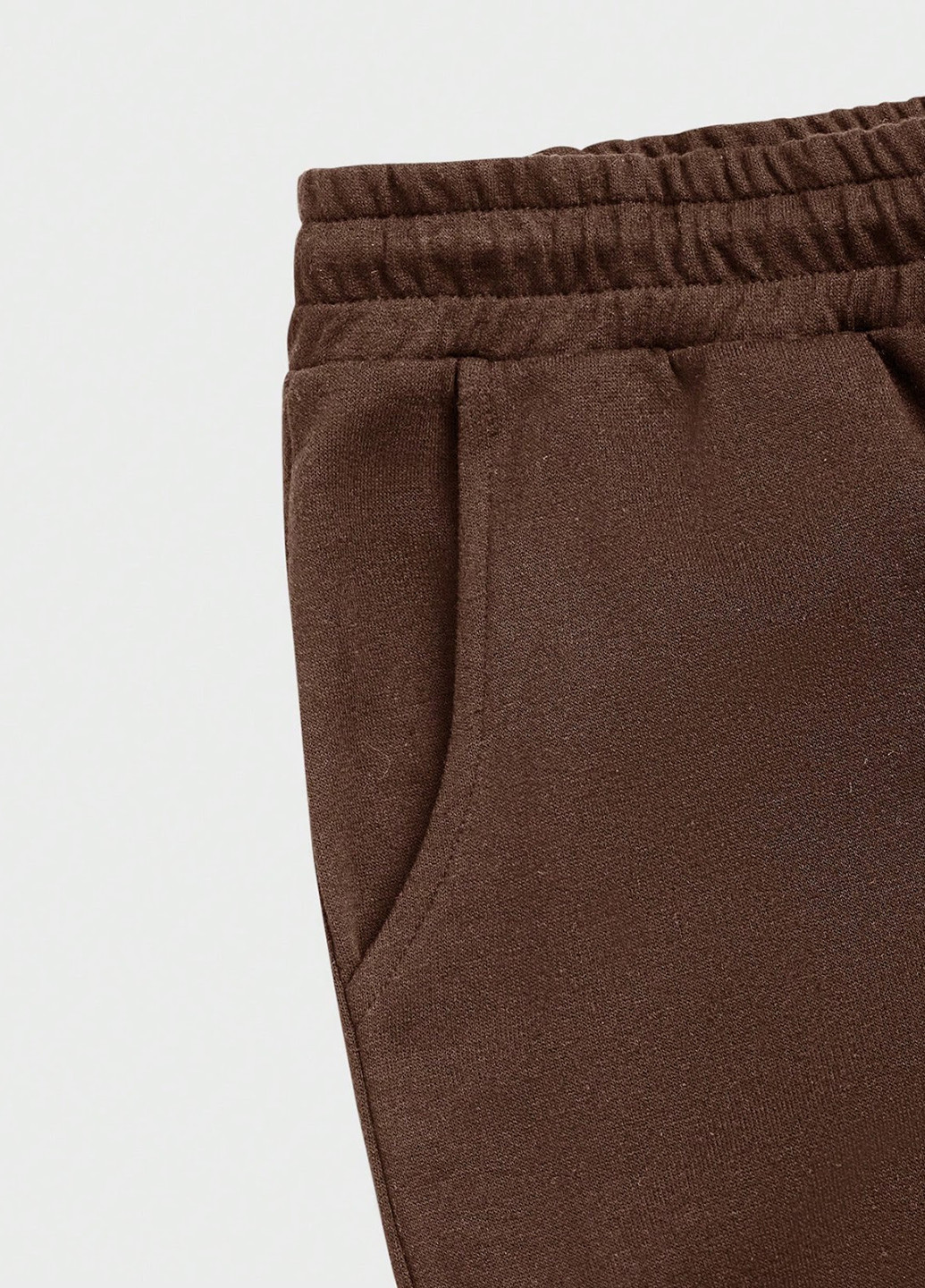 Темно-коричневые спортивные демисезонные джоггеры брюки SHEIN