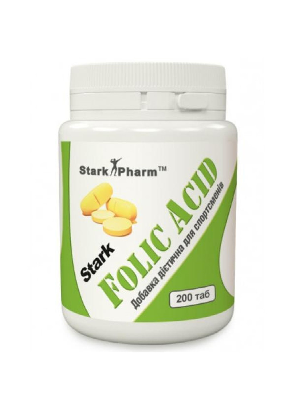 Фолієва кислота Stark Folic Acid 200 таблеток Stark Pharm (255407588)