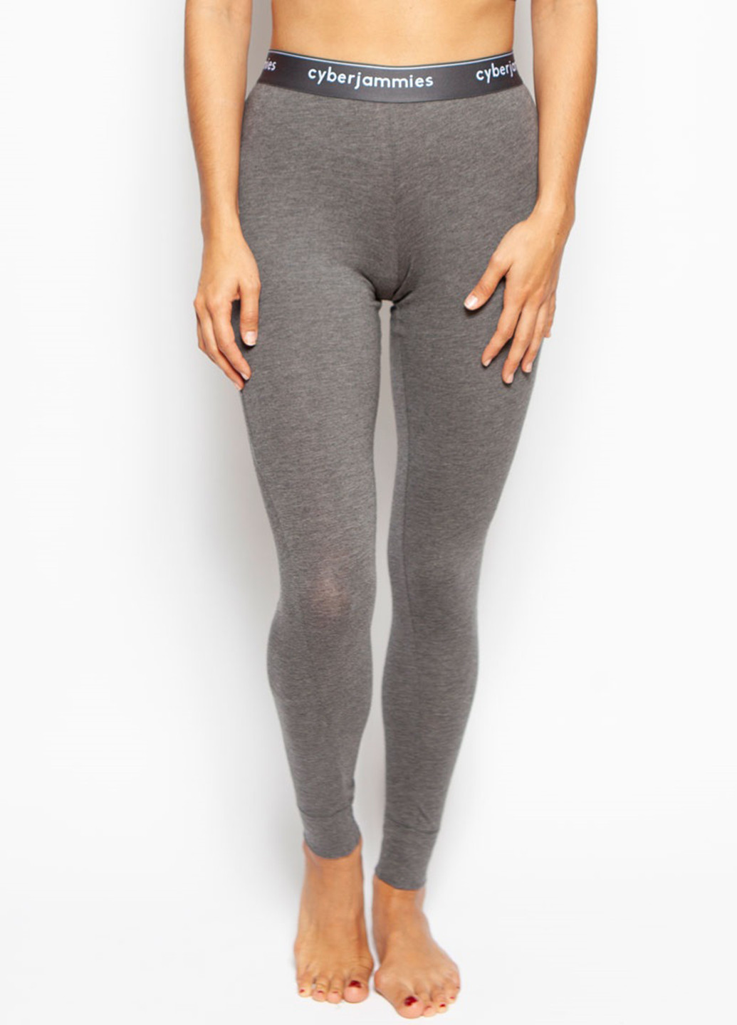 Серые демисезонные леггинсы Cyberjammies