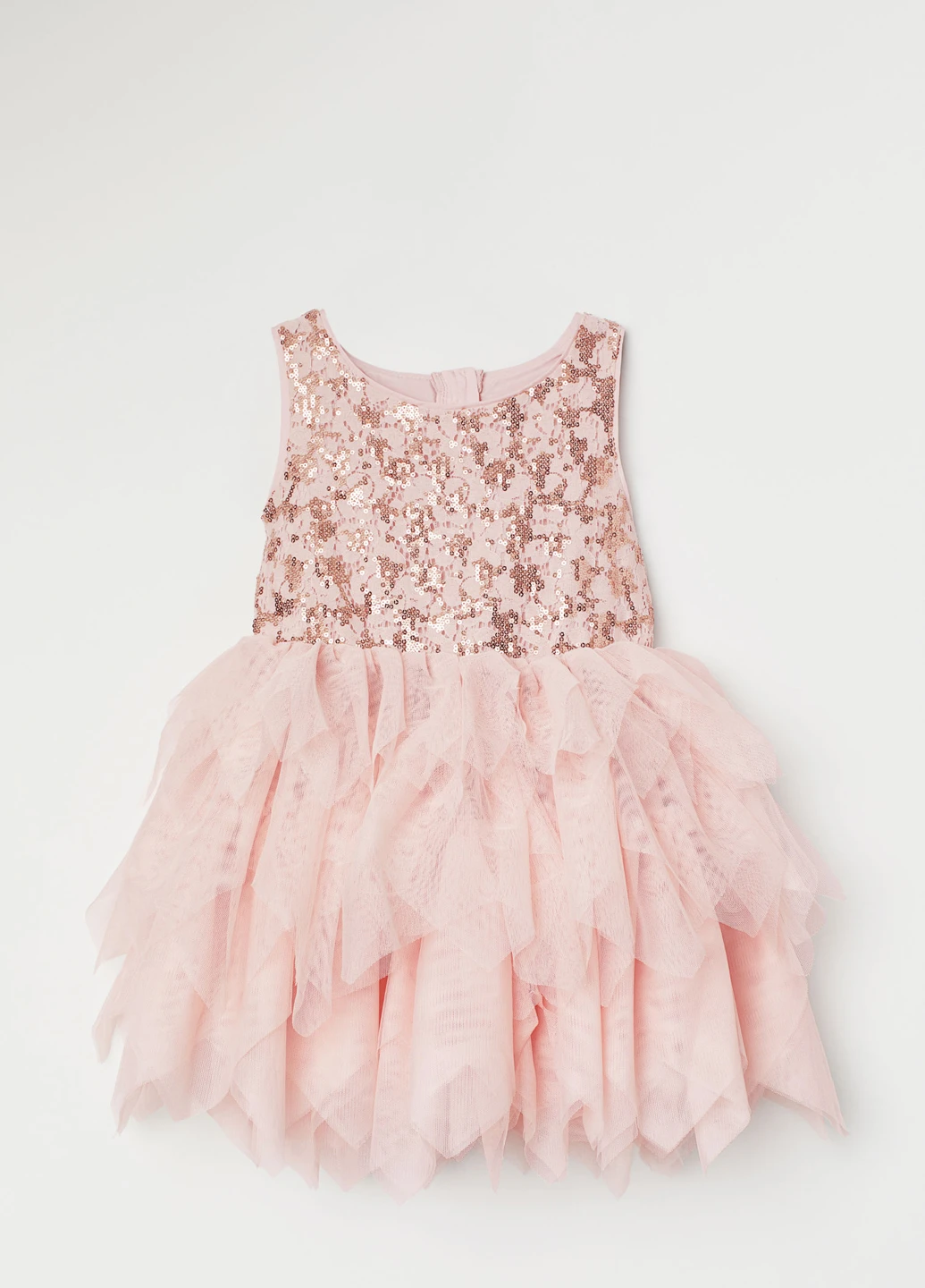 Розовое платье H&M (129142087)