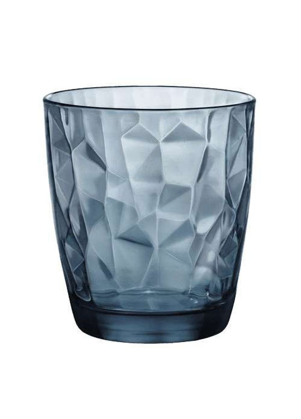 Стакан низкий Diamond Ocean Blue 302259-M-02321990 390 мл синий Bormioli Rocco (253618704)