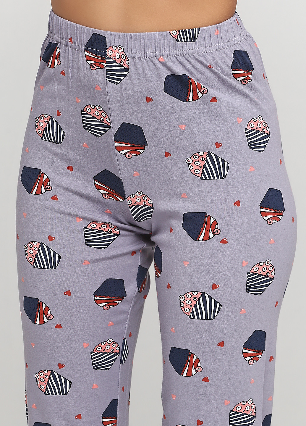 Терракотовая всесезон пижама (лонгслив, брюки) лонгслив + брюки Sexen