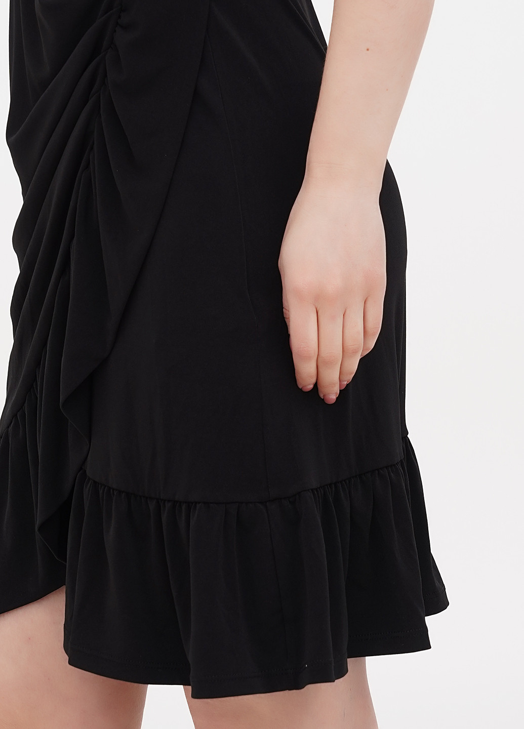 Черное кэжуал платье Michael Kors однотонное