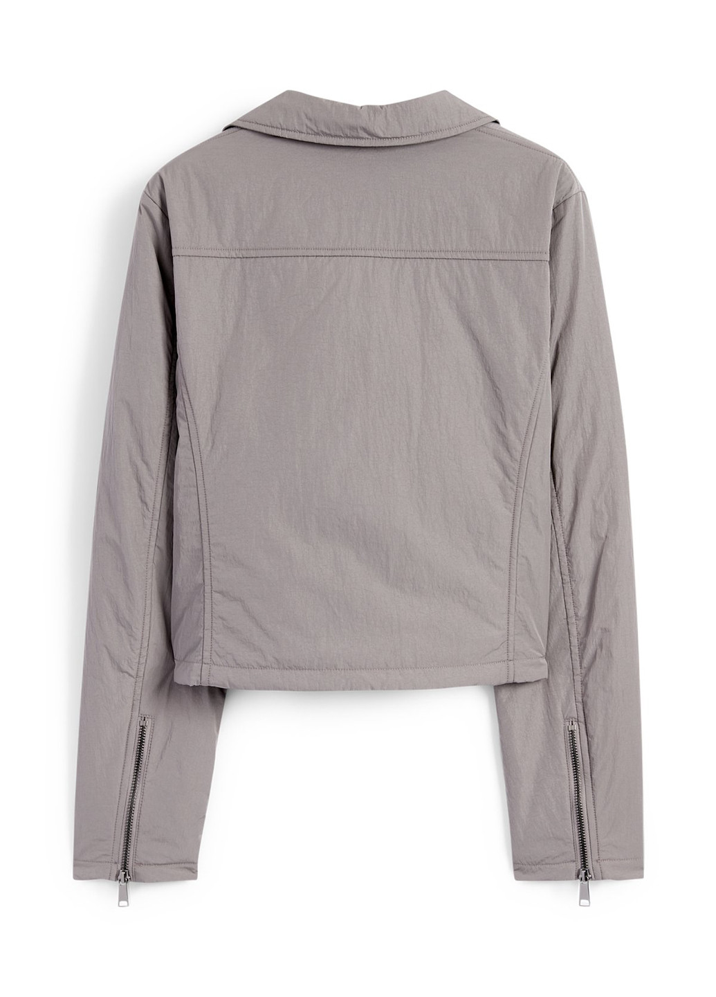 Серая демисезонная куртка косуха C&A