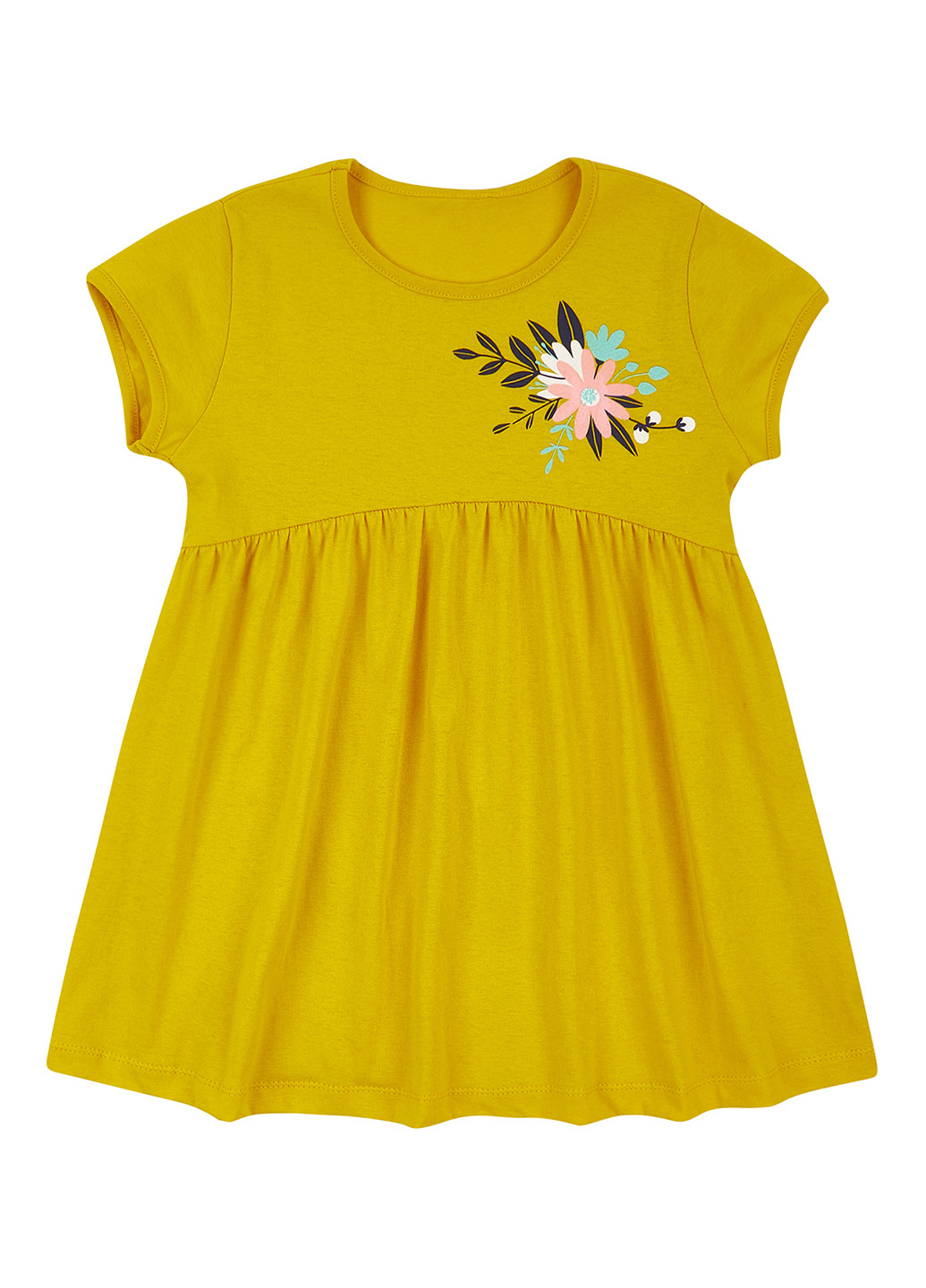 Горчичное платье dexter's (293345146)