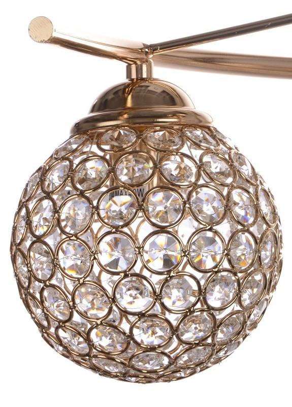 Люстра молекула для натяжної стелі кришталева куля BR-01 381S/3 E14 G Brille (253886333)