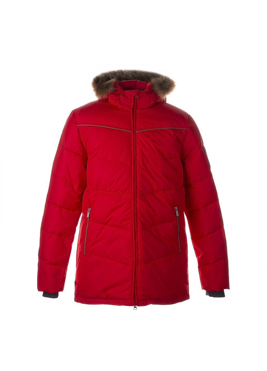 Червона зимня куртка пуховик moody 1 Huppa