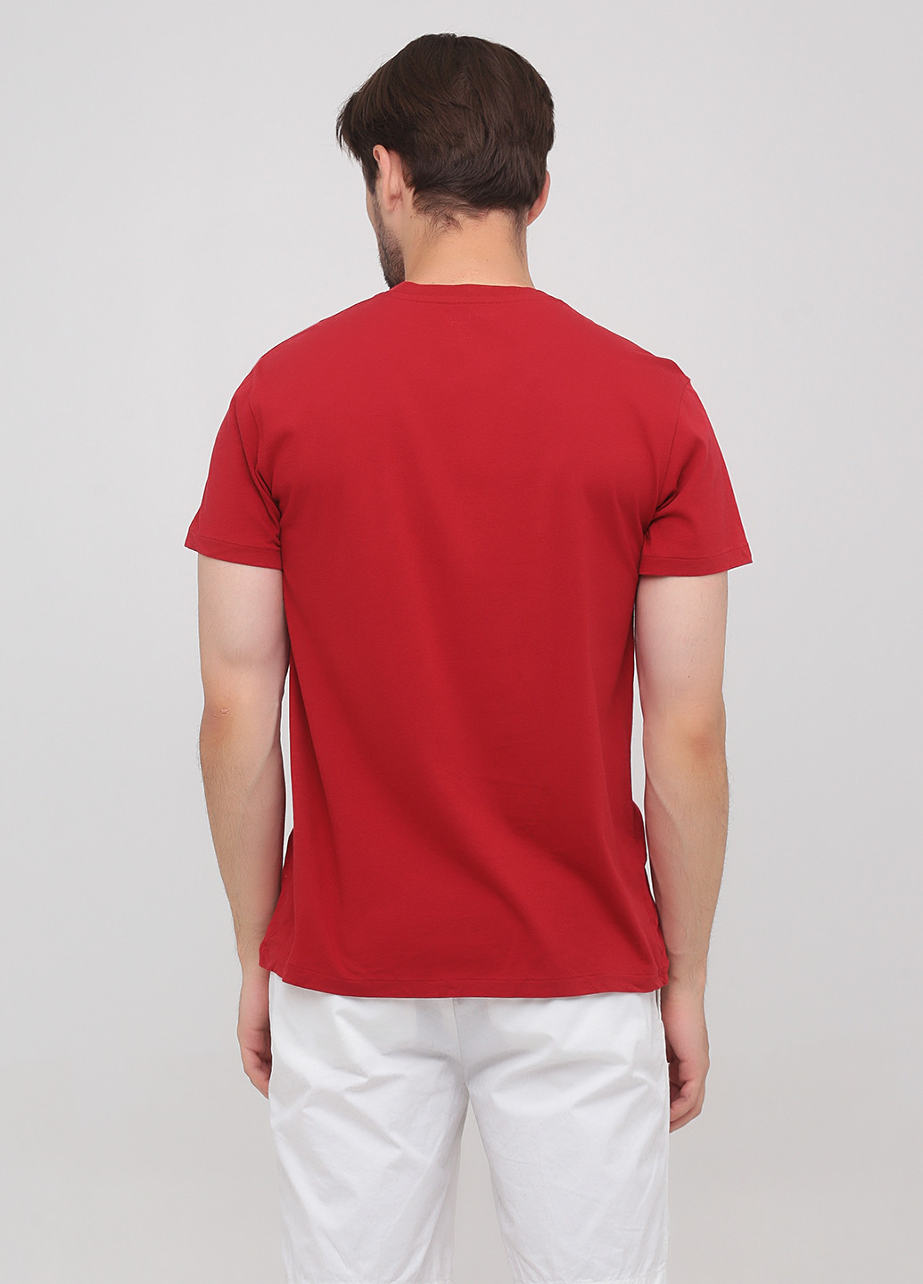 Темно-червона футболка Ralph Lauren