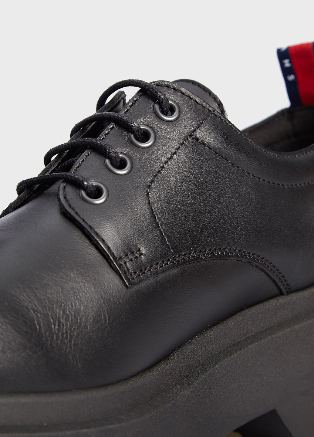 Tommy Jeans Туфли дерби черный з натуральная кожа, — демисезон (302870049)