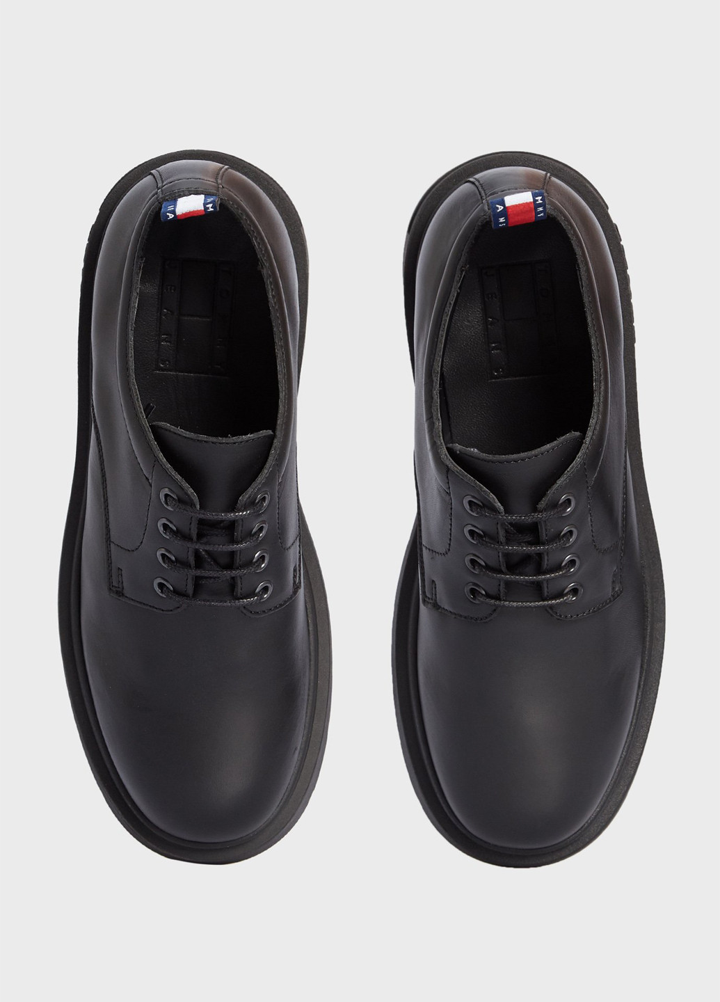 Tommy Jeans Туфли дерби черный з натуральная кожа, — демисезон (302870049)