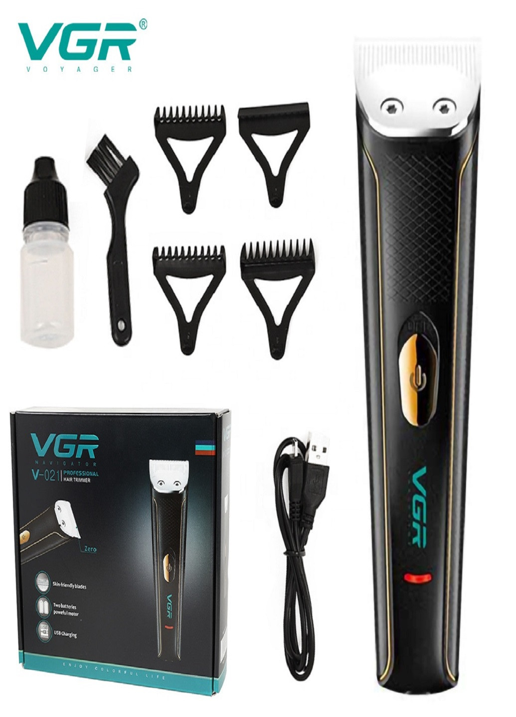 Машинка для стрижки волосся з насадками VGR 021 VTech (253131594)