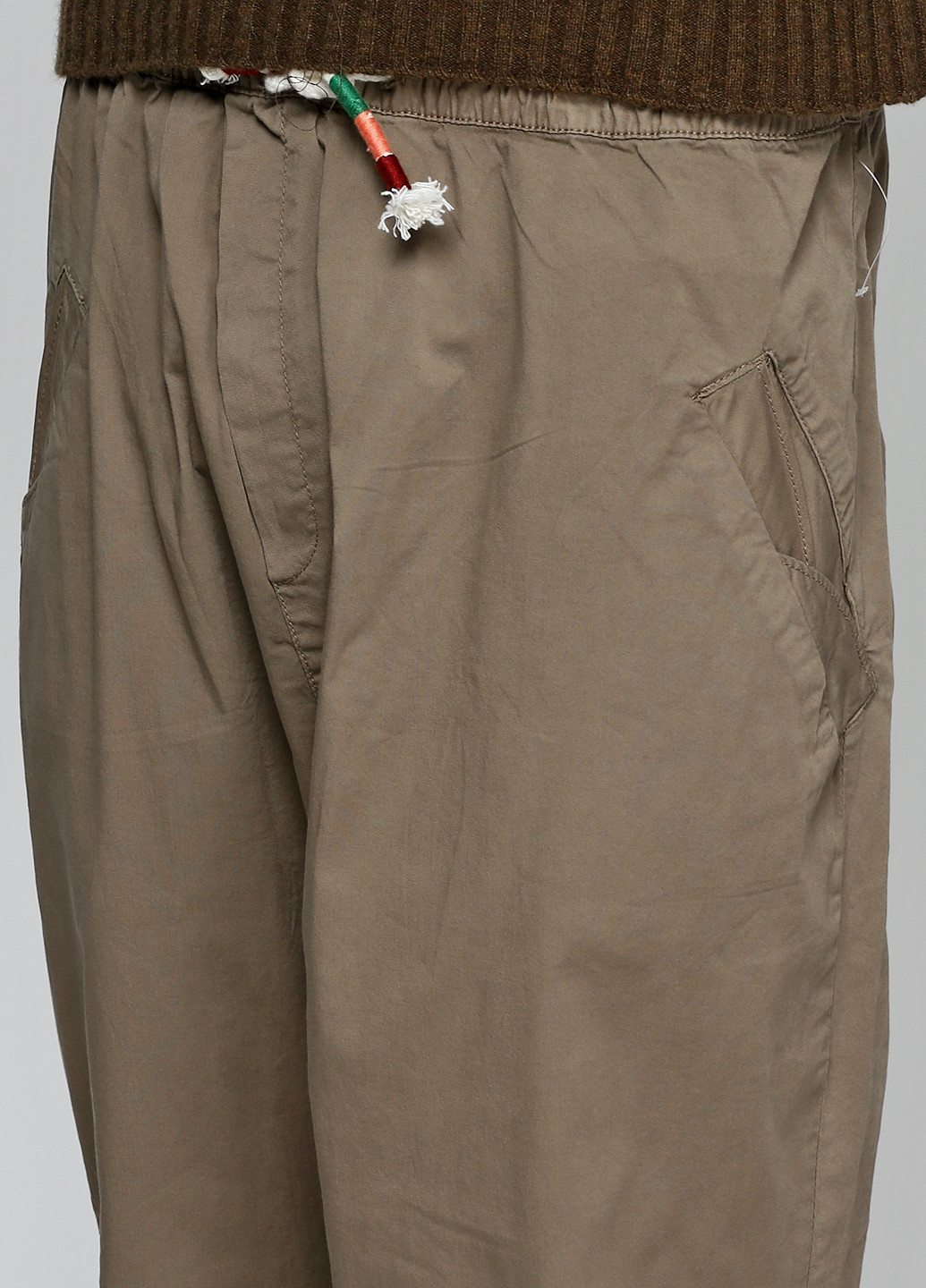 Светло-коричневые кэжуал демисезонные зауженные брюки Alcott