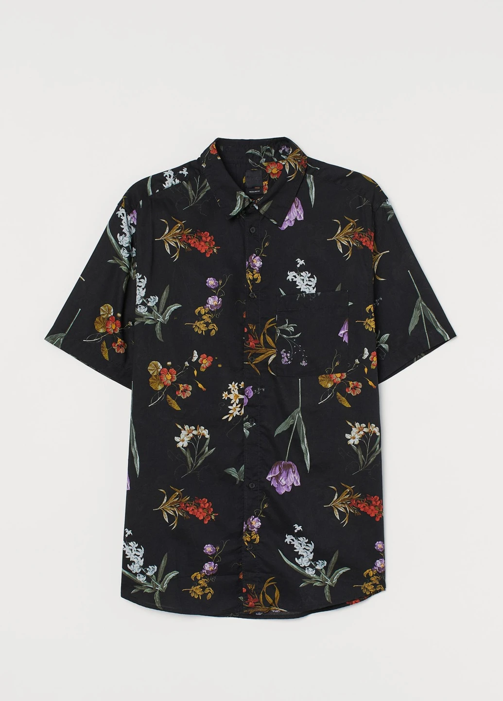 Бавовняна сорочка Regular Fit H&M (251999073)