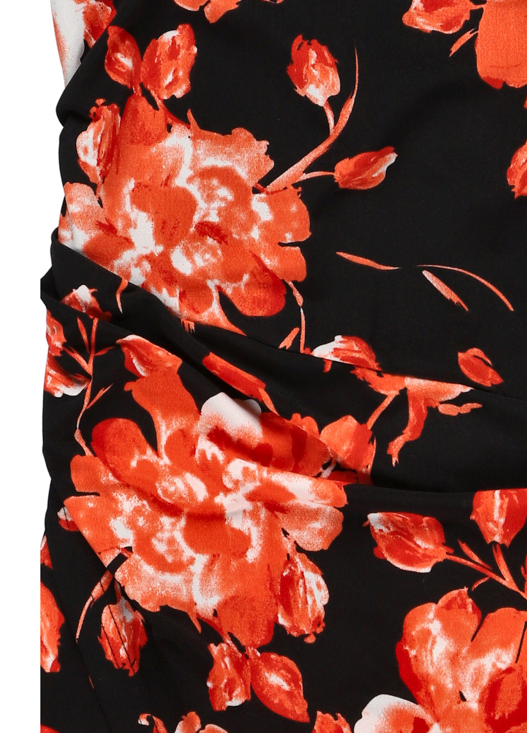 Черное кэжуал платье Fransa с цветочным принтом