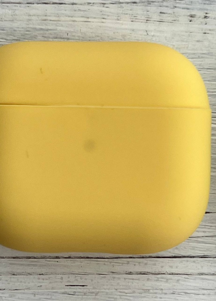 Силиконовый Чехол Для Наушников AirPods 3 Yellow No Brand (254025440)