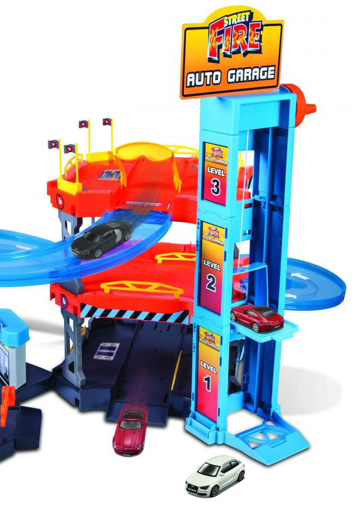 Игровой набор Паркинг 3 уровня 2 машинки (1830361) Bburago Паркінг 3 рівня 2 машинки (202365611)