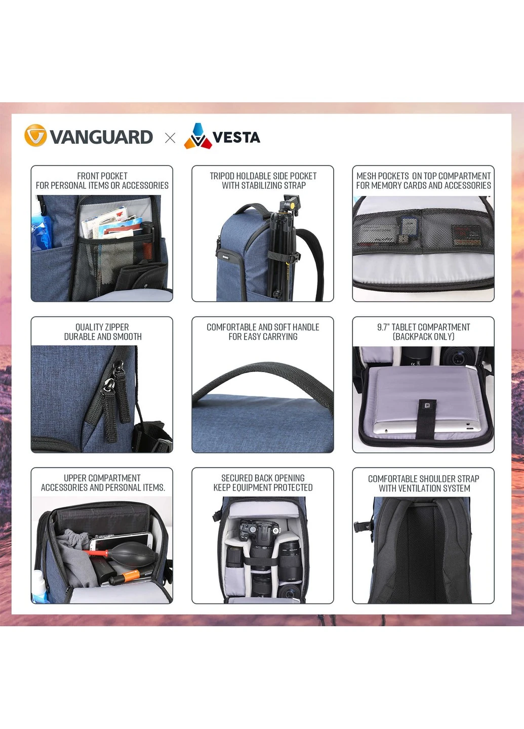 Рюкзак Vesta Aspire 41 Navy (Vesta Aspire 41 NV) Vanguard (252825183)