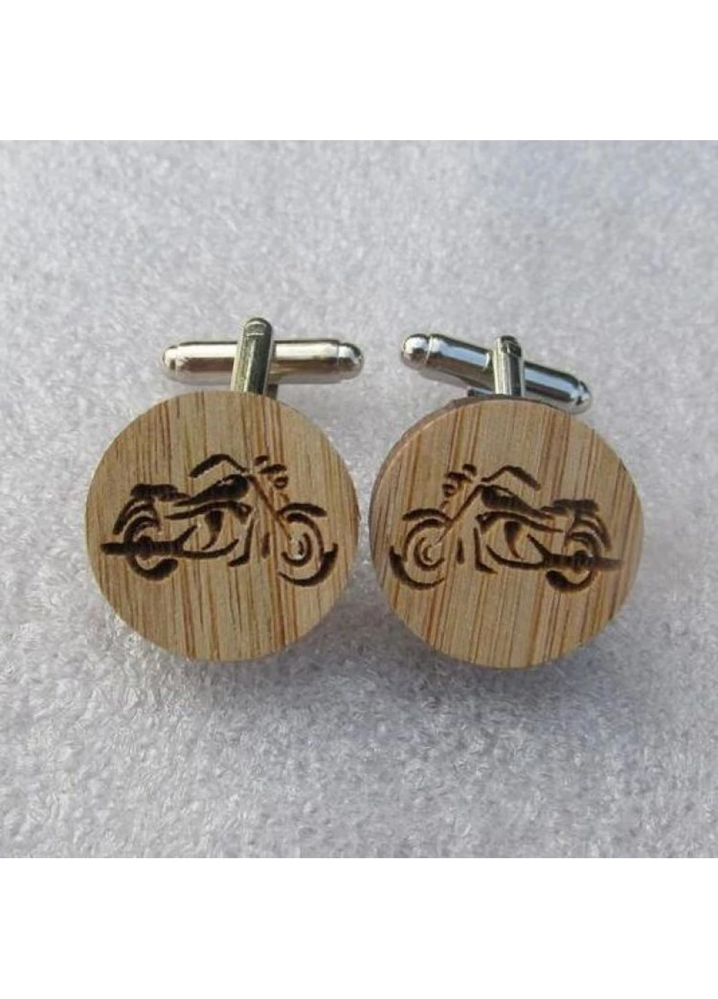 Деревянные запонки Байк Handmade (193411637)