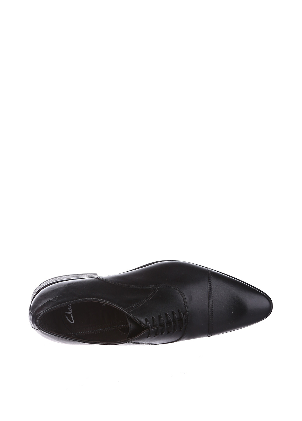 Черные кэжуал туфли Clarks на шнурках