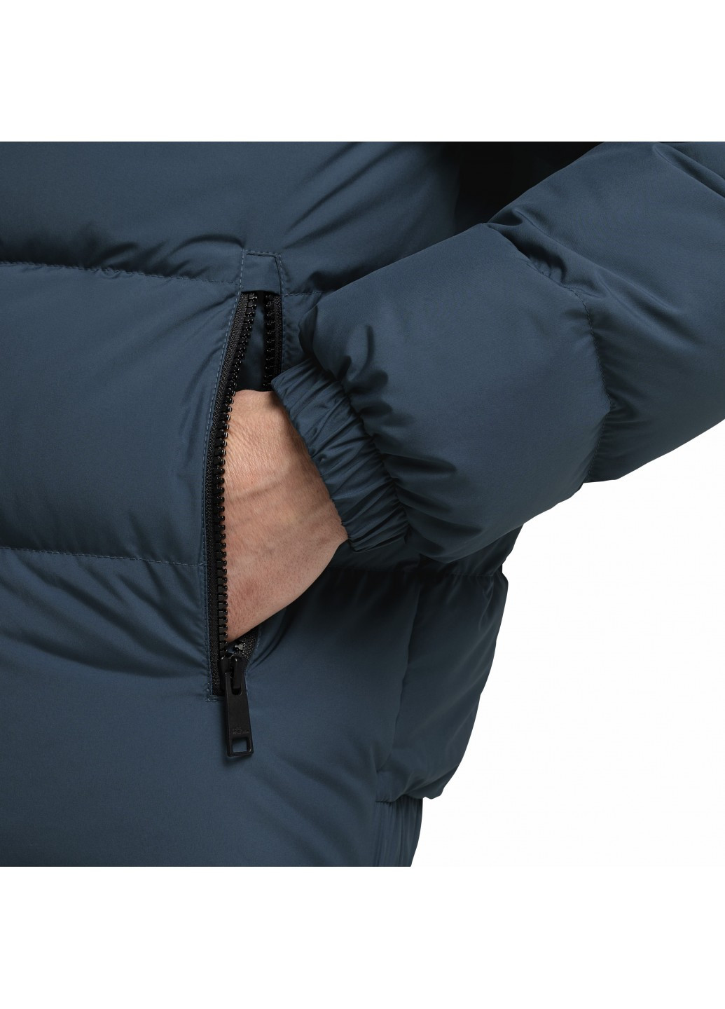 Темно-синий зимний Пуховик Jack Wolfskin