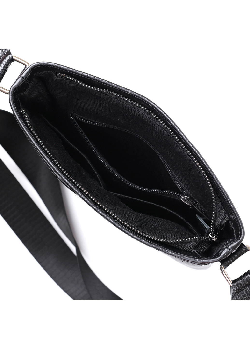 Мужская кожаная сумка через плечо 24х26 см Shvigel (253491372)