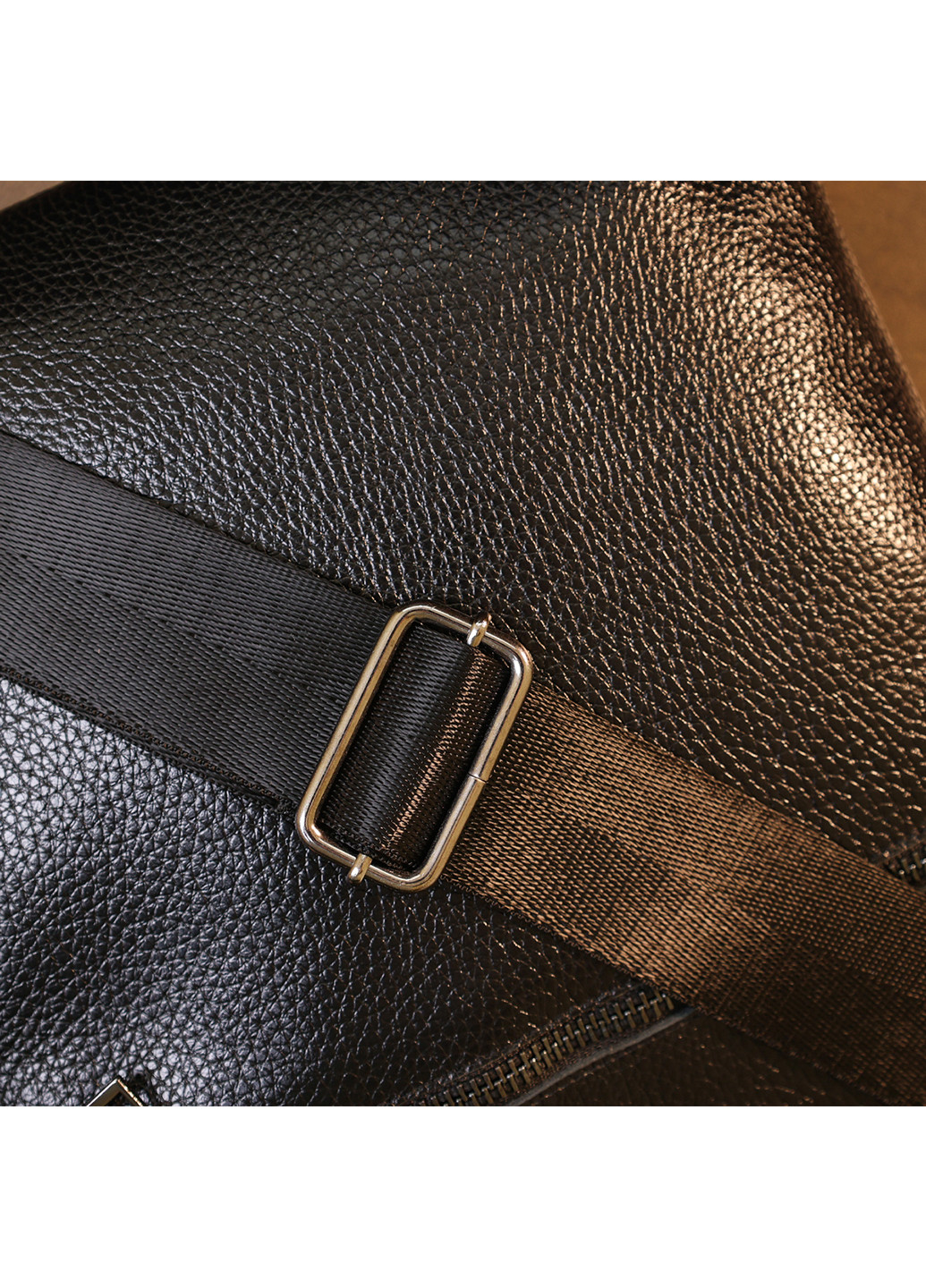 Мужская кожаная сумка через плечо 24х26 см Shvigel (253491372)