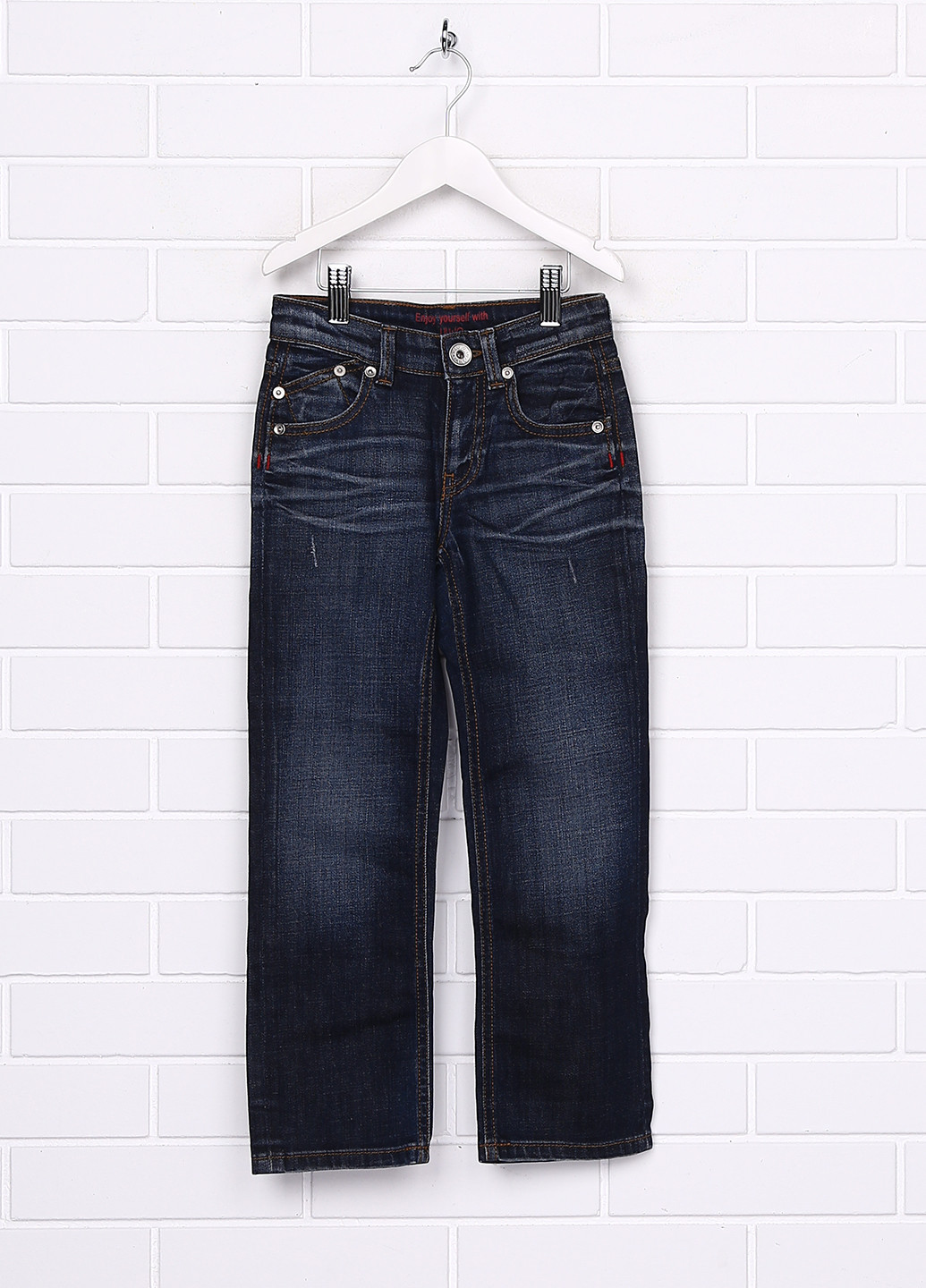 Темно-синие демисезонные прямые джинсы Liu-Jo