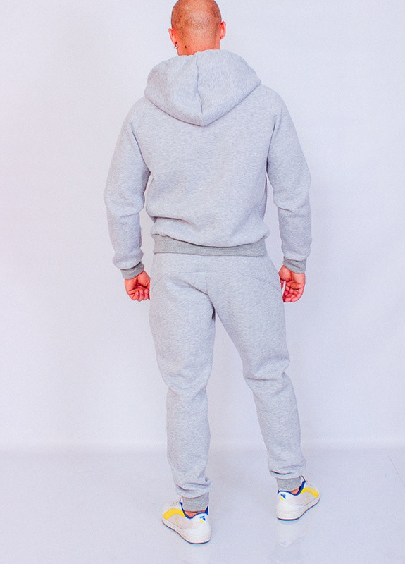 Серый демисезонный костюм мужской Носи своє