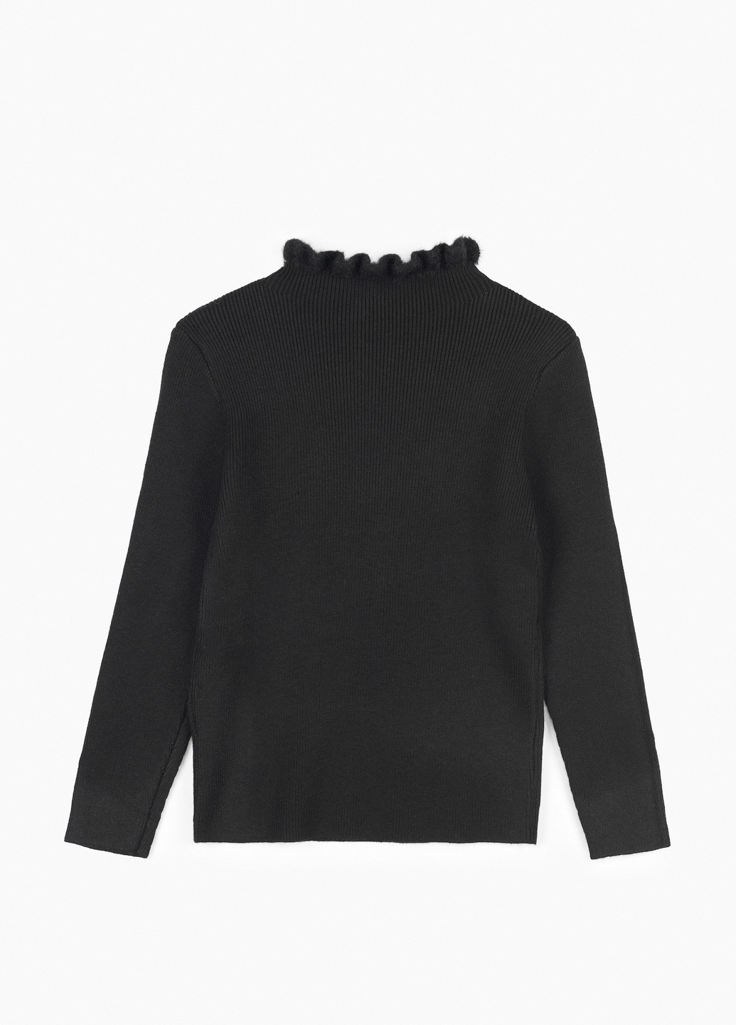 Чорний зимовий светр No Brand