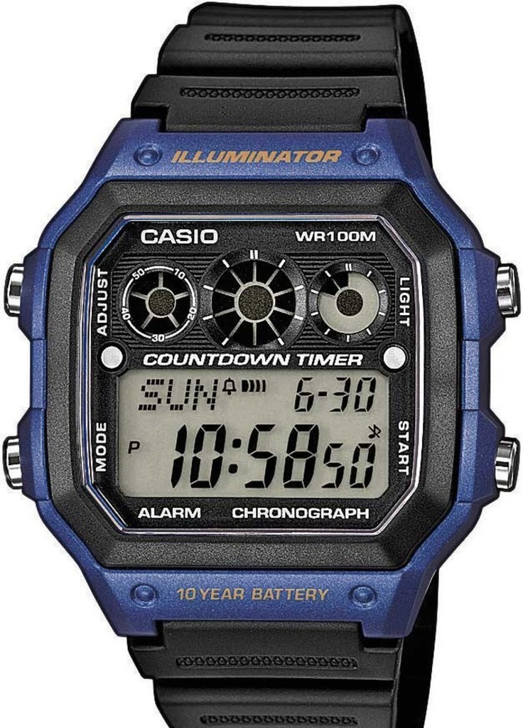 Часы AE-1300WH-2AVEF кварцевые спортивные Casio (253012271)