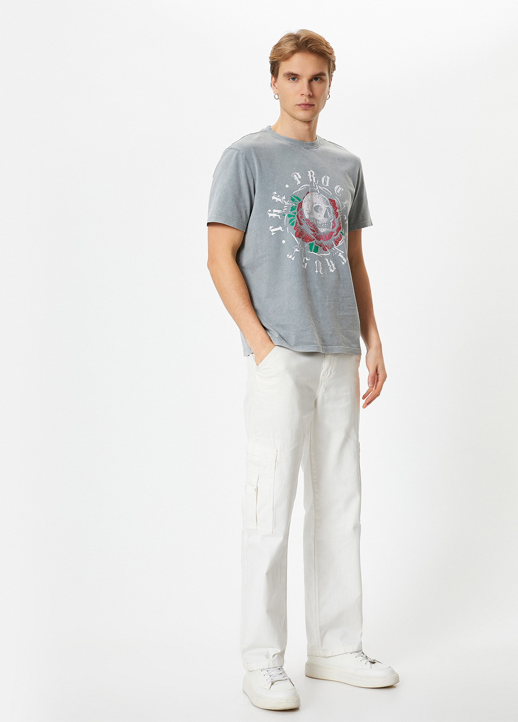 Серая футболка KOTON