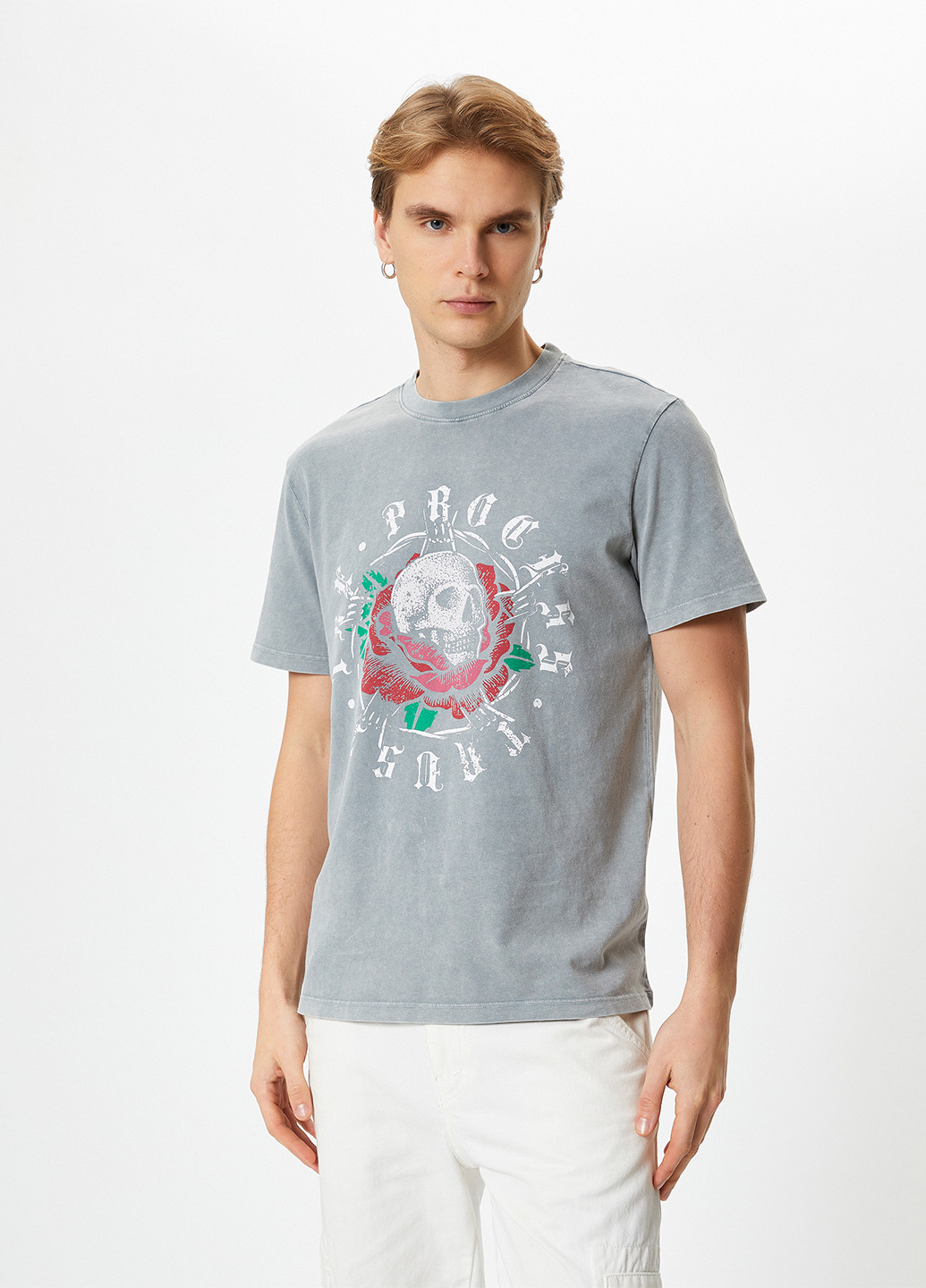 Серая футболка KOTON