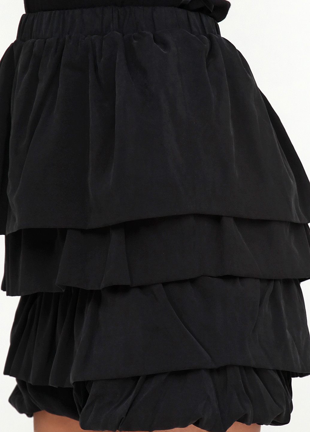 Черная кэжуал однотонная юбка Patrizia Pepe мини