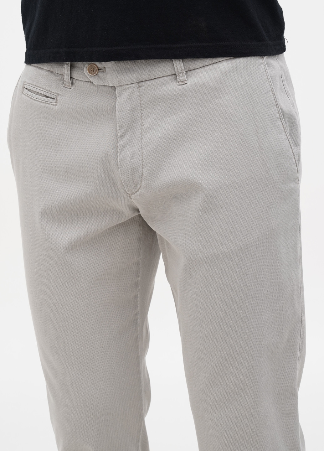 Светло-серые кэжуал демисезонные чиносы брюки Lagrand