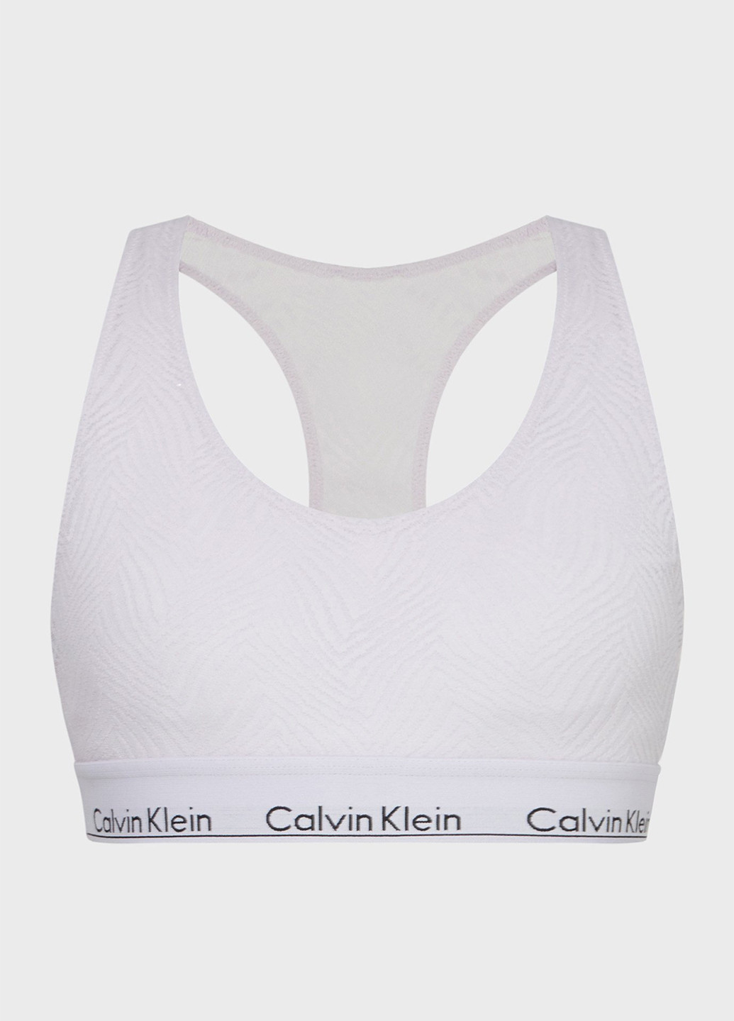 Сиреневый топ бюстгальтер Calvin Klein без косточек полиамид