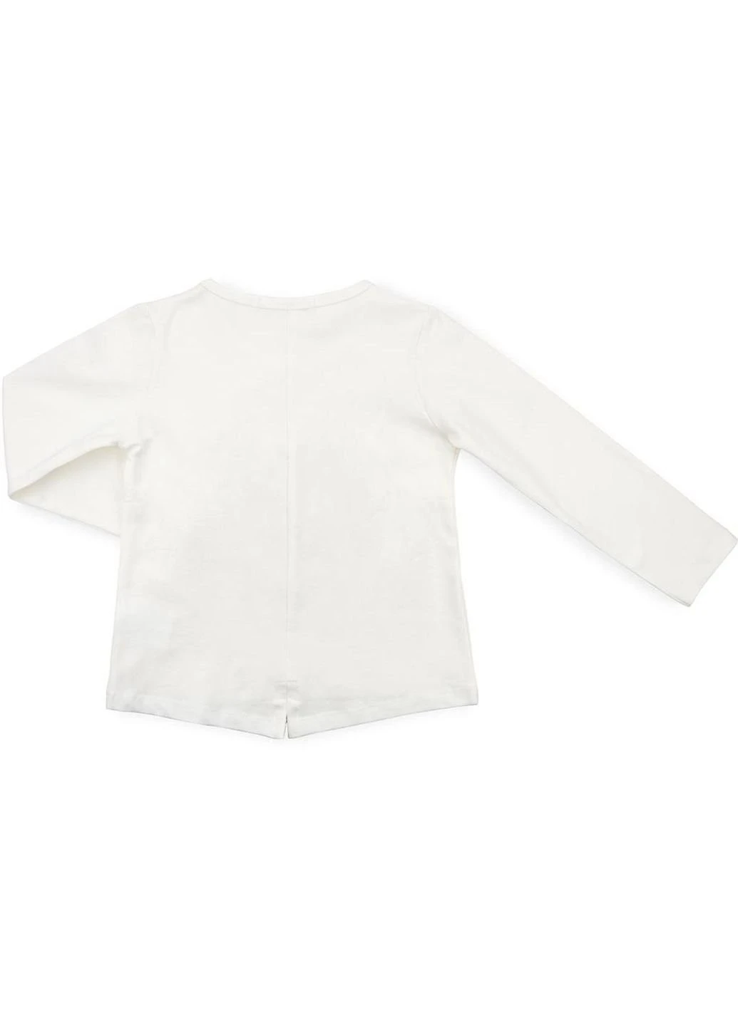 Кофта с аппликацией перевертышем "LOVE" (11227-110G-beige) Breeze (251313198)